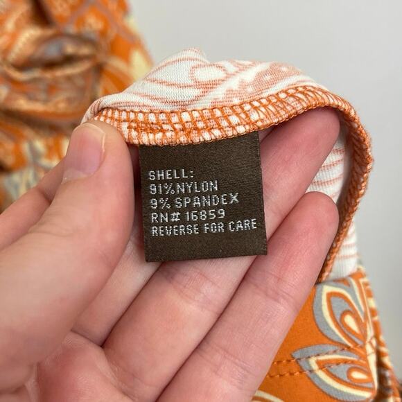 J. McLaughlin Paisley Print Catalina Cloth Belted Shirt Dress Colorful - Large - Picture 9 of 11